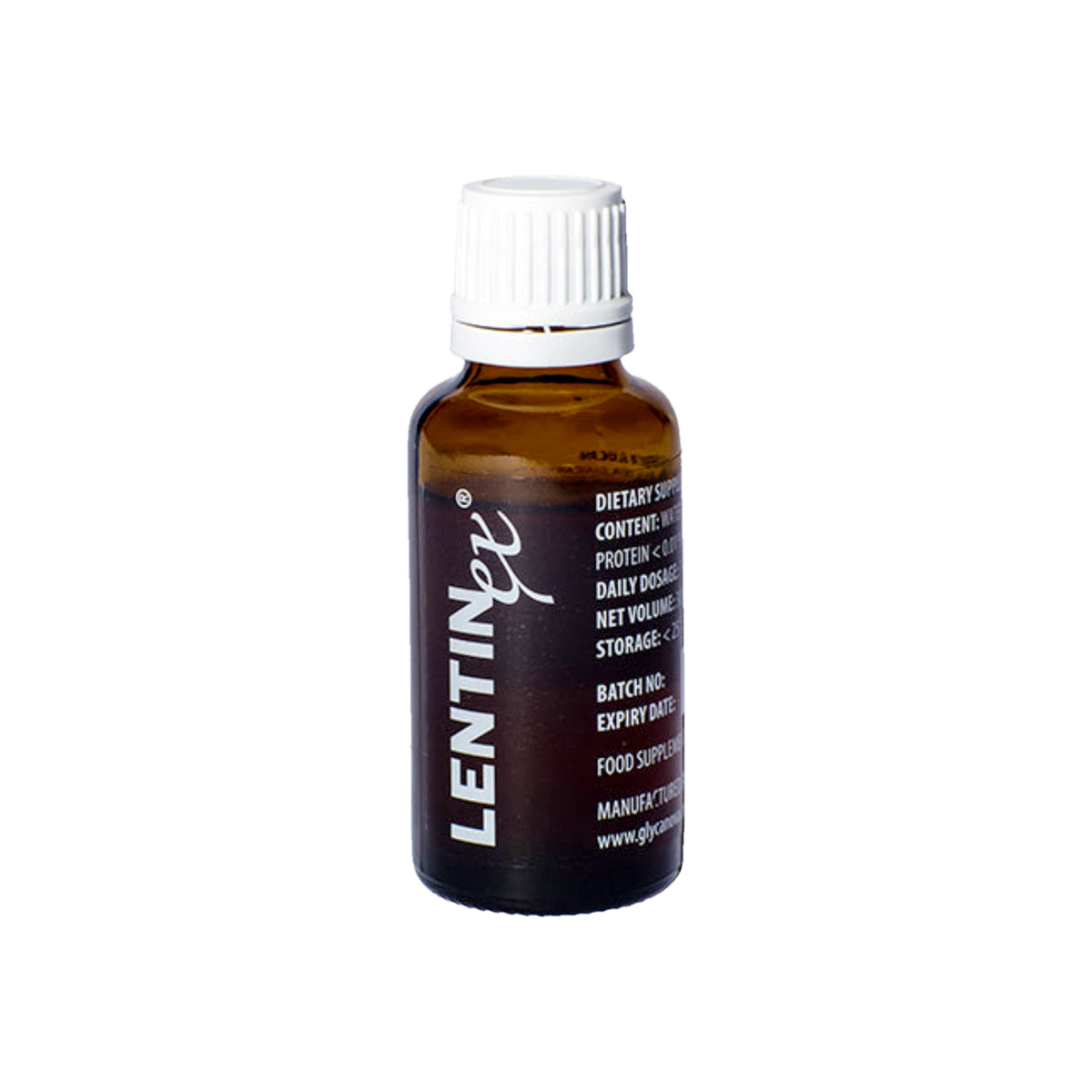 A supplement container of Lentinex® by Lentinex