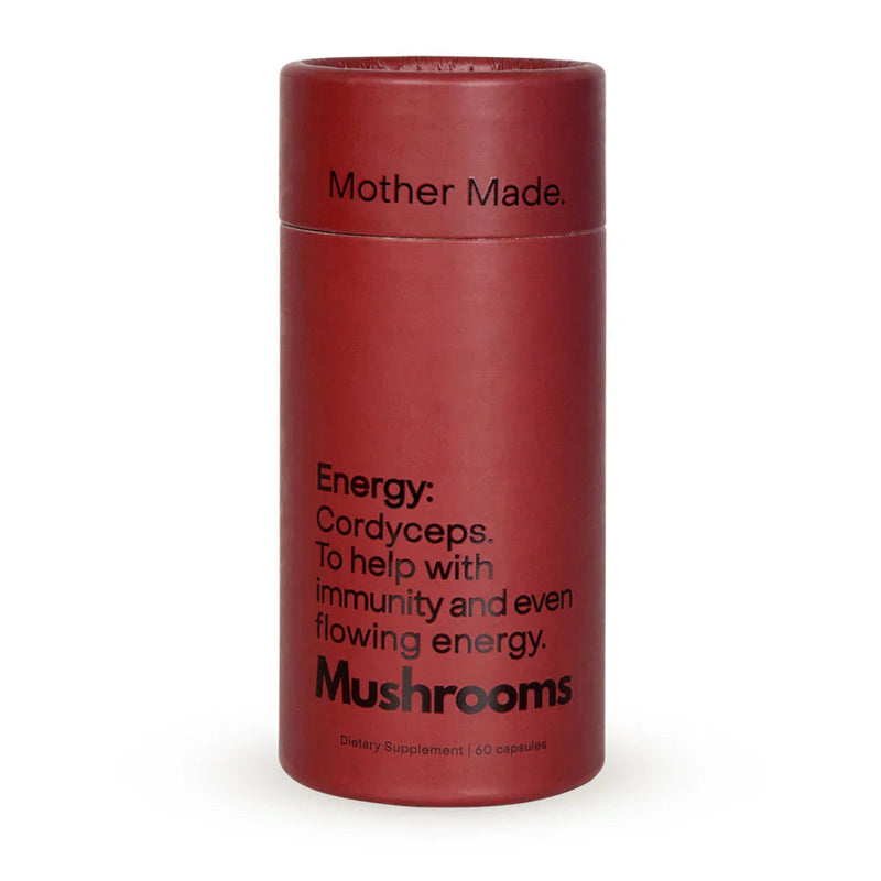 A Supplement container with the name Energy/Performance by Mother Made.