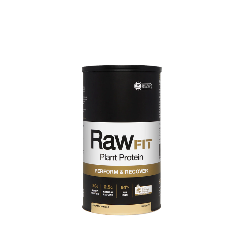 Rawfit plant protein perform and recover 500g 1200x1200