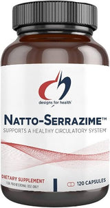 <p>Natto-Serrazime<span> </span>is a blend of two health-promoting proteolytic enzymes, Nattozimes and Serrazimes, derived from the fungi Aspergillus oryzae and Aspergillus melleus.</p> <p>This formula is designed to support the body’s ability to breakdown and remove damaged cellular debris, tissue, and specific protein structures that are produced during the natural inflammatory process in response to trauma or injury.</p>