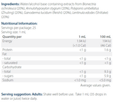 Ingredients including Bionectria, ocroleuca, Annulohpaxylon, Polyponis umbellatus, Zhuling, Ganoderma lucidum, Reishi, Lentinula edodes, Shiitake.