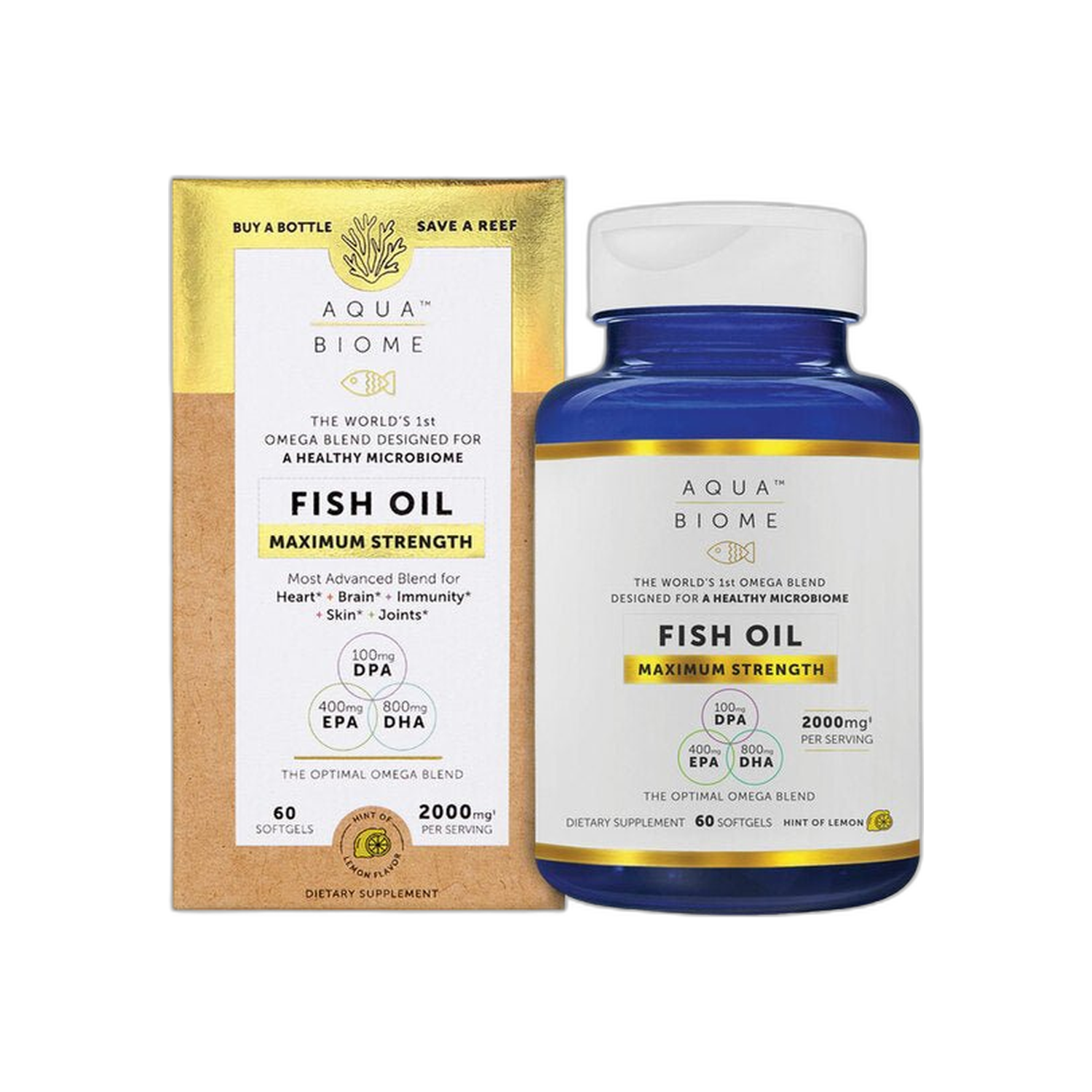 Aqua-Biome Fish Oil Maximum Strength