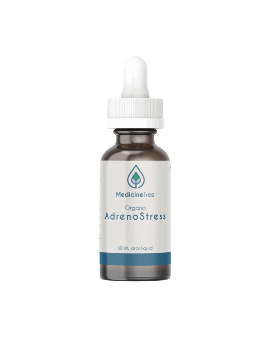 A supplement container of Organo Adreno Stress by Medicine Tree