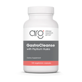 A Supplement container with the name GastroCleanse with Psyllium Husks by Allergy Research Group.