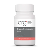 A Supplement container with the name Organo-Germanium Ge-132 by Allergy Research Group.