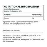 Ingredients including Glycine.