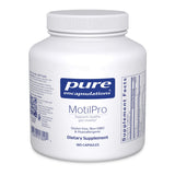 A Supplement container with the name MotilPro by Pure Encapsulations.
