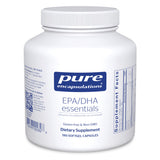 A Supplement container with the name EPA/DHA Essentials (180 Soft gels)by Pure Encapsulations.