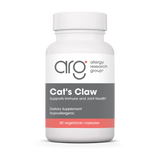 A Supplement container with the name Cat's Claw by Allergy Research Group.