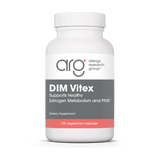 A Supplement container with the name DIM Vitex by Allergy Research Group.
