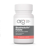 A Supplement container with the Name QuatveActive Folate by Allergy Research Group.