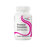 A Supplement container with the name Prenatal Essentials by Seeking Health.