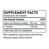 Ingredients including Iodine, Potassium Iodide, l-Tyrosine.