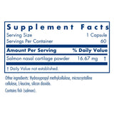 Ingredients: Salmon nasal cartilage powder.