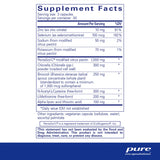 Ingredients: Zinc, Selenium, Sodium, Potassium, PectaSol-C, Chlorella, Broccoli, N-Aetyl-L-Cysteine, L-Methionine, Alpha lipoic acid.