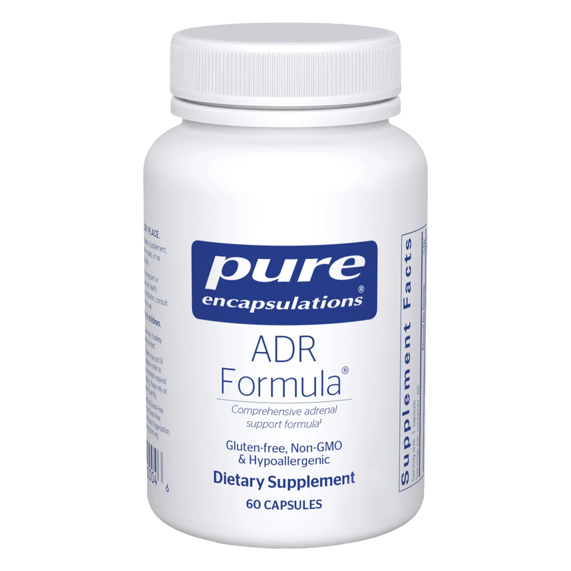 A Supplement container with the name ADR Formula by Pure Encapsulations.