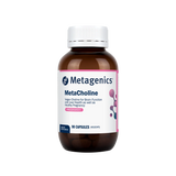 A supplement bottle called MetaCholine by Metagenics.