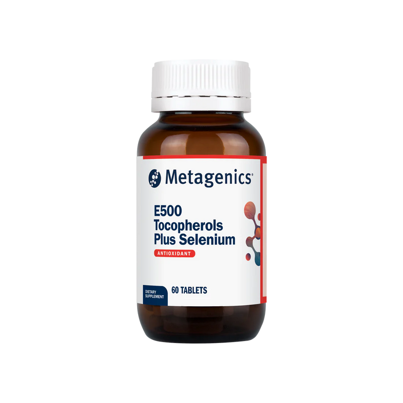 A supplement called E500 Tocopherols Plus Selenium by Metagenics.