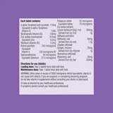 Ingredients including D-alpha,Tocopheryl acid succinate, Vitamin E, Nicotinamide, Vitamin b3, Zinc sulfate monohydrate, Riboflavin, Vitamin b2, Retinol palmitate, Vitamin a, Selenomethionine, Selenium, Potassium iodide, Lycium barbarum, Goji, Withania somnifera, Zingber officinale, Ginger, Rosmarinus officinalis, Rosemary.