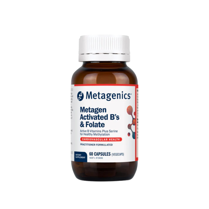 A supplement called Metagen Activated B's & Folate by Metagenics.