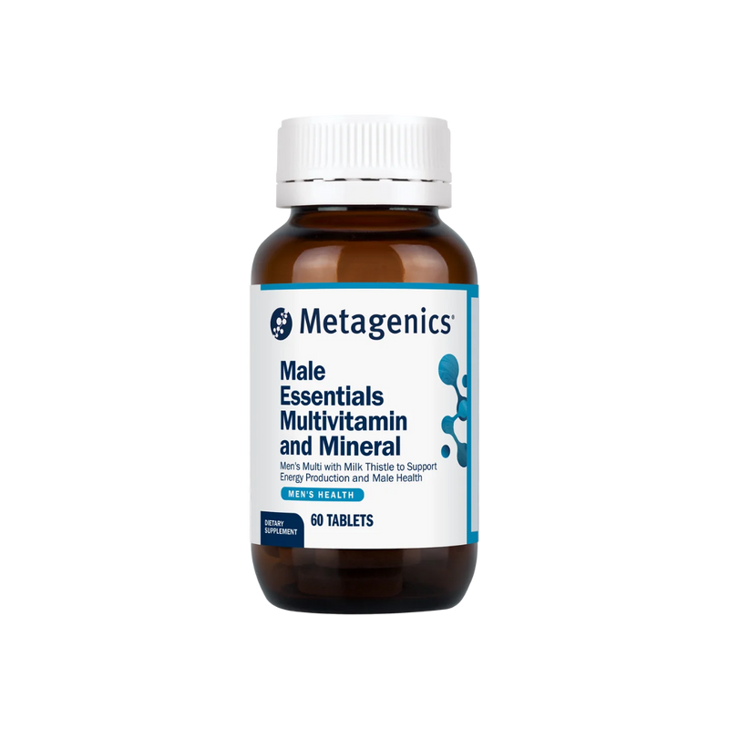 A supplement called Male Essentials Multivitamin and Mineral by Metagenics.