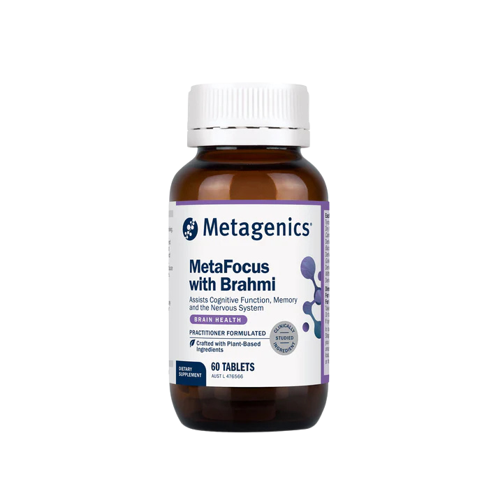 A supplement called MetaFocus with Brahmi by Metagenics.