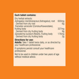 Ingredients including Astragalus membranaceus, Trametes versicolor, Coriolus, Kawaratake, Ganoderma lucidum, Reishi.