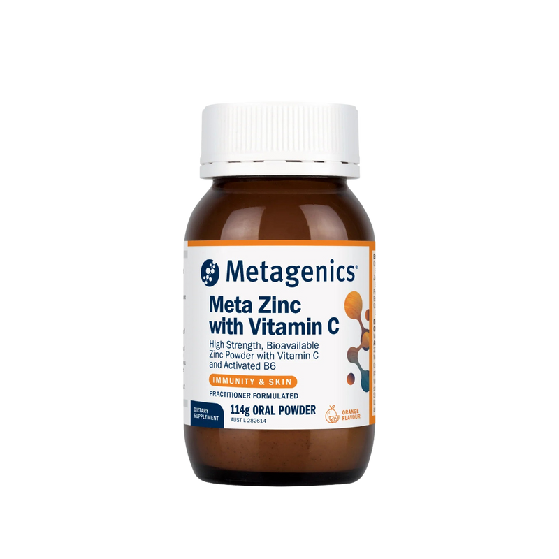 A supplement called Meta Zinc with Vitamin C.