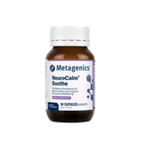 A supplement bottle called NeuroCalm Soothe by Metagenics.