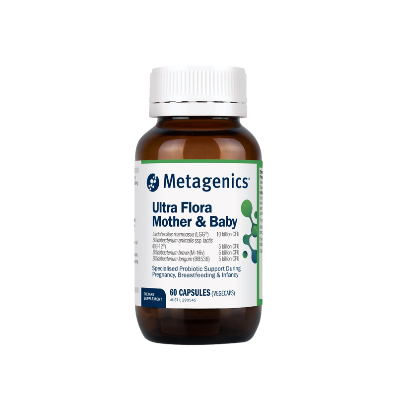 A supplement called Ultra Flora Mother and Baby by Metagenics.