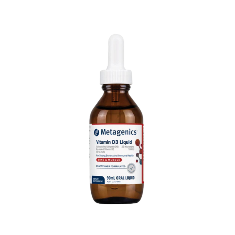 A supplement called Vitamin D3 Liquid by Metagenics