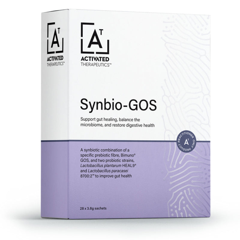 A Supplement container with the name Synbio-GOS by Activated Therapeutics.