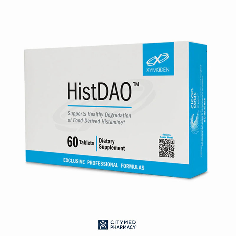 A Supplement container with the name HistDAO by Xymogen