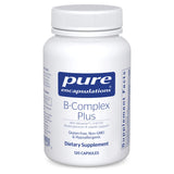 A Supplement container with the name B-Complex Plus (120 Caps) by Pure Encapsulations.