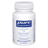 A Supplement container with the name Calcium-D-Glucarate by Pure Encapsulations.