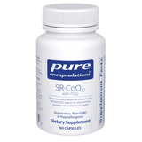 A Supplement container with the name CoQ10  w/PQQ by Pure Encapsulations.