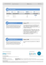 MTHFR SNP Panel (Also known as Nutrigenomics Single SNPs)