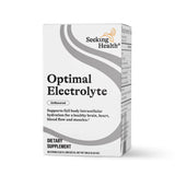 A Supplement box with the name Optimal Electrolyte (Unflavored) by Seeking Health.
