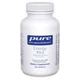 A Supplement container with the name Energy Xtra by Pure Encapsulations.