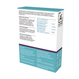 Back of Activated Probiotics probiotic box called Biome Derma is has the ingredients and instructions written on it.