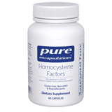 A Supplement container with the name Homocysteine Factors by Pure Encapsulations.