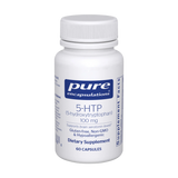 A Supplement container with the name 5-HTP ( 5-hydroxytrptophan) 100mg by Pure Encapsulations.