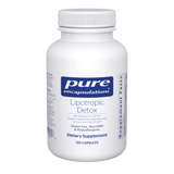 A Supplement container with the name Lipotropic Detox by Pure Encapsulations.