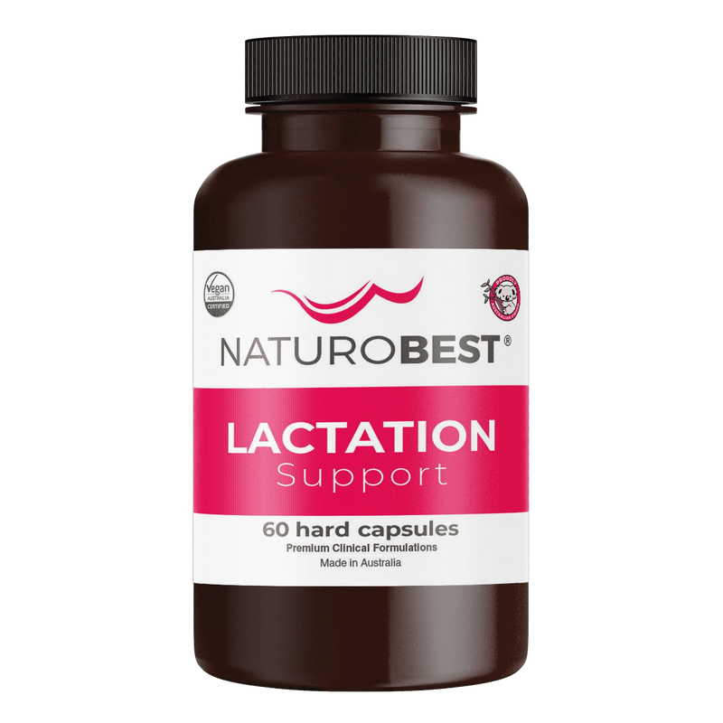 A Supplement container with the name Lactation Support by Naturobest.