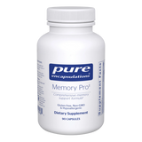 A Supplement container with the name Memory Pro by Pure Encapsulations.