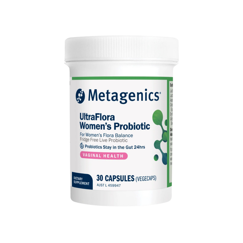 A supplement called Ultra Flora Women's Probiotic by Metagenics.
