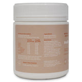 Text describing the ingredients: 100% Inulin Powder (from Chicory Root).