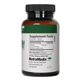 The back of the bottle listing the ingredients including Elderberry, Sambucus nigra