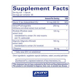 ext listing the ingredients including Vitamin D, Sensoril,  Rhodiola, Magnolia, L-theanine