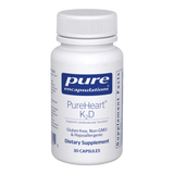 A Supplement container with the name PureHeart K2D by Pure Encapsulations.